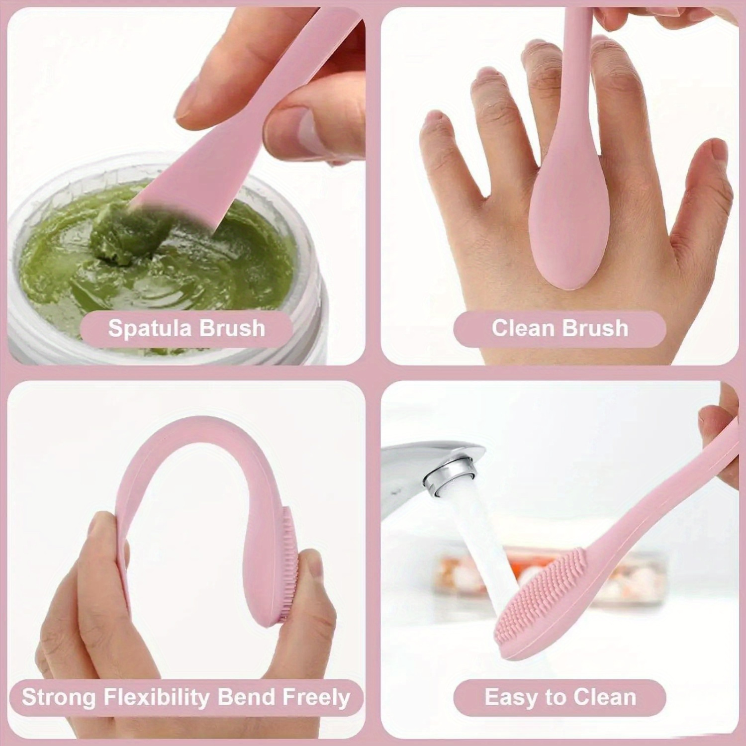 Dubbele kop gezichtsmaskerbors - Wax Applicator Pad recensie en prijs
