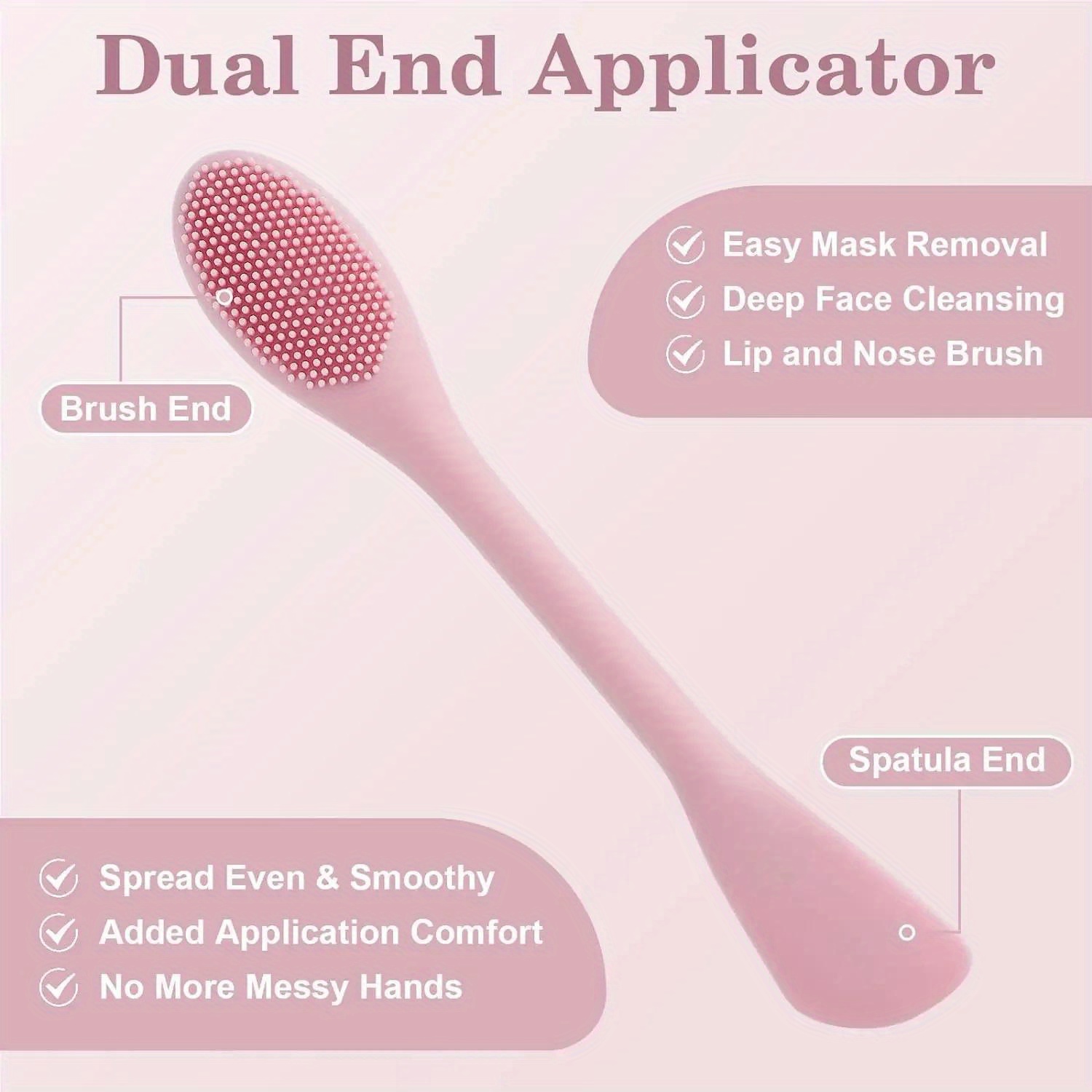 Dubbele kop gezichtsmaskerbors - Wax Applicator Pad recensie en prijs
